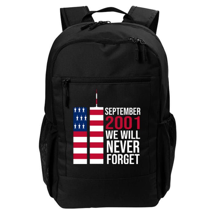 September 2001 We Will Never Forgot 20Th Anniversary 9-11 Daily Commute Backpack