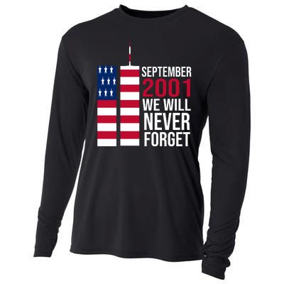 September 2001 We Will Never Forgot 20Th Anniversary 9-11 Cooling Performance Long Sleeve Crew