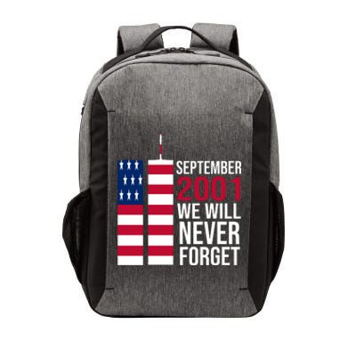 September 2001 We Will Never Forgot 20Th Anniversary 9-11 Vector Backpack