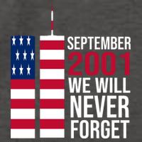 September 2001 We Will Never Forgot 20Th Anniversary 9-11 Vector Backpack