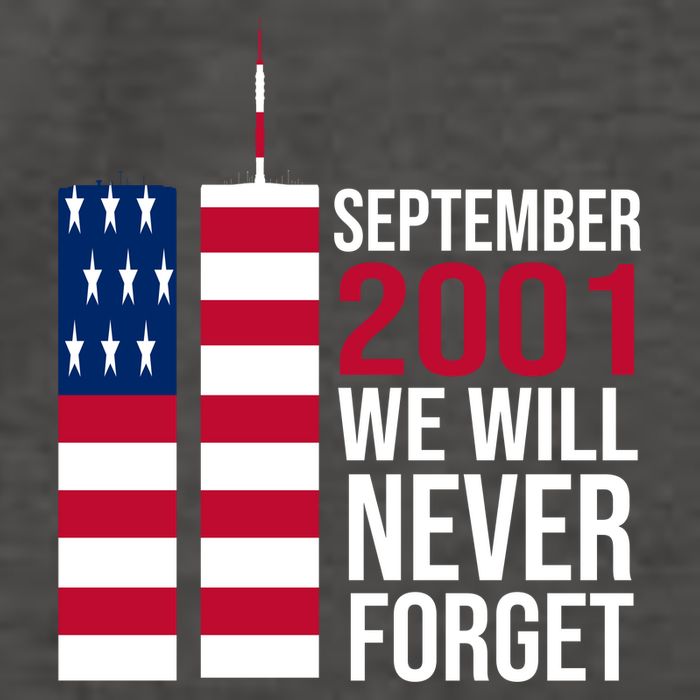 September 2001 We Will Never Forgot 20Th Anniversary 9-11 Vector Backpack