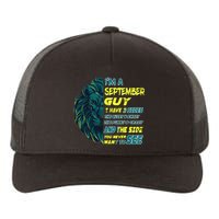 September Birthday Guy Has 3 Sides Sweet Funny Crazy  Yupoong Adult 5-Panel Trucker Hat