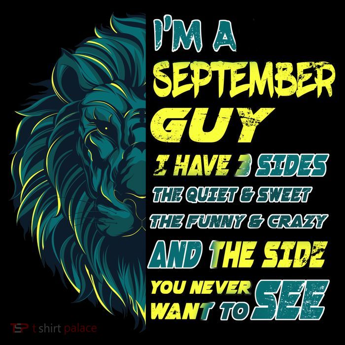 September Birthday Guy Has 3 Sides Sweet Funny Crazy  16 in Basic Backpack