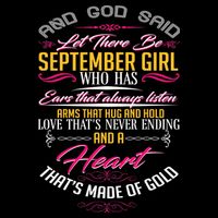 September Girl Always Listens Button