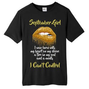 September Girl Born With Fire In My Soul Tall Fusion ChromaSoft Performance T-Shirt