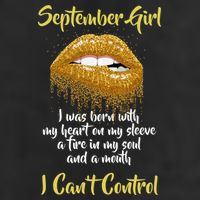 September Girl Born With Fire In My Soul 11oz C Handle Ceramic Mug