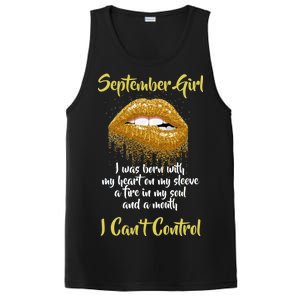 September Girl Born With Fire In My Soul PosiCharge Competitor Tank