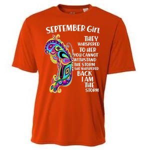 September Girl Paisley Butterfly Cooling Performance Crew T-Shirt