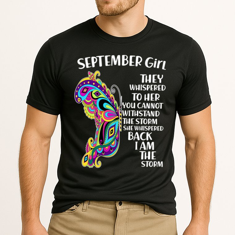 September Girl Paisley Butterfly Cooling Performance Crew T-Shirt