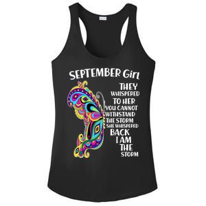 September Girl Paisley Butterfly Ladies PosiCharge Competitor Racerback Tank