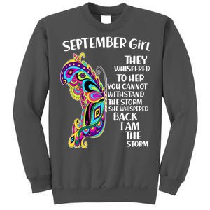 September Girl Paisley Butterfly Tall Sweatshirt