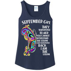 September Girl Paisley Butterfly Ladies Essential Tank