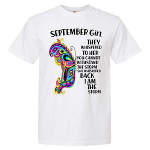 September Girl Paisley Butterfly Garment-Dyed Heavyweight T-Shirt