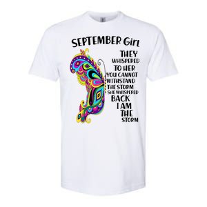 September Girl Paisley Butterfly Softstyle CVC T-Shirt