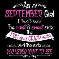 September Girl Sweet But Crazy Funny Birthday Wool Snapback Cap