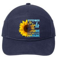 September Girls Are Sunshine Mixed With A Little Hurricane 7-Panel Snapback Hat