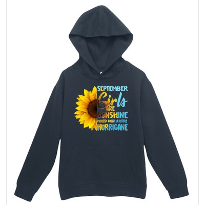 September Girls Are Sunshine Mixed With A Little Hurricane Urban Pullover Hoodie