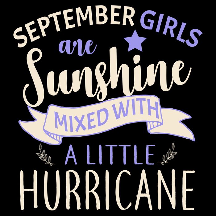 September Girls Are Sunshine Mixed With Hurricane Bag