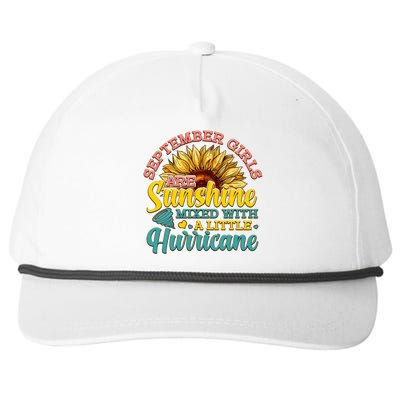 September Girls Sunshine And Hurricane Cute Snapback Five-Panel Rope Hat