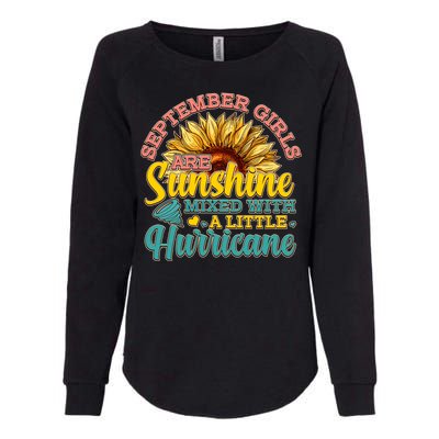 September Girls Sunshine And Hurricane Cute Womens California Wash Sweatshirt