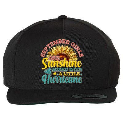 September Girls Sunshine And Hurricane Cute Wool Snapback Cap