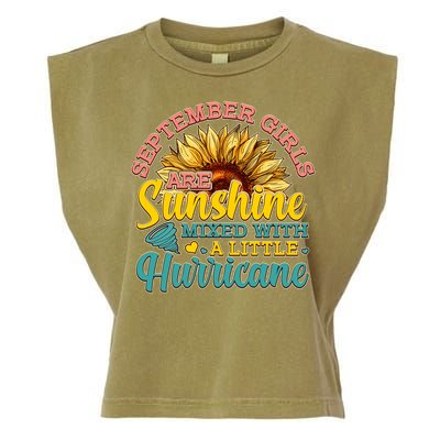 September Girls Sunshine And Hurricane Cute Garment-Dyed Women's Muscle Tee