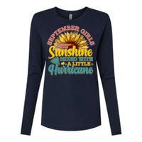 September Girls Sunshine And Hurricane Cute Womens Cotton Relaxed Long Sleeve T-Shirt