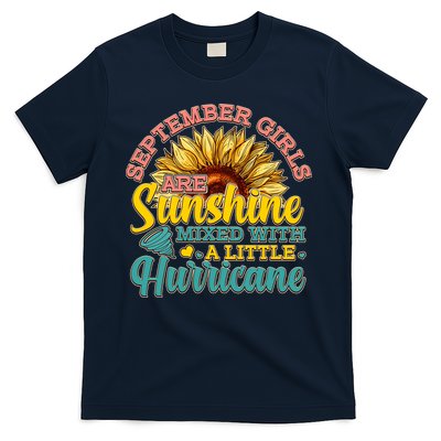 September Girls Sunshine And Hurricane Cute T-Shirt