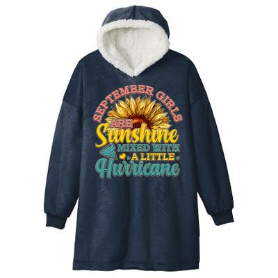 September Girls Sunshine And Hurricane Cute Hooded Wearable Blanket