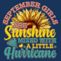 September Girls Sunshine And Hurricane Cute Bucket Hat