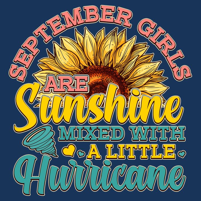 September Girls Sunshine And Hurricane Cute Bucket Hat