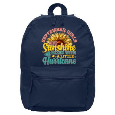 September Girls Sunshine And Hurricane Cute 16 in Basic Backpack