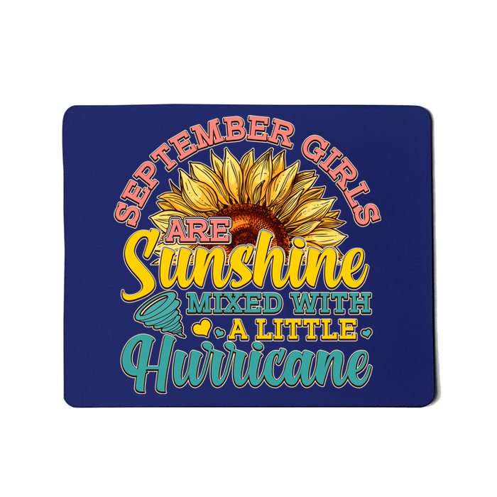 September Girls Sunshine And Hurricane Cute Mousepad