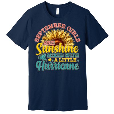 September Girls Sunshine And Hurricane Cute Premium T-Shirt