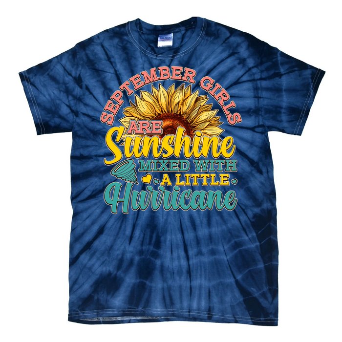 September Girls Sunshine And Hurricane Cute Tie-Dye T-Shirt