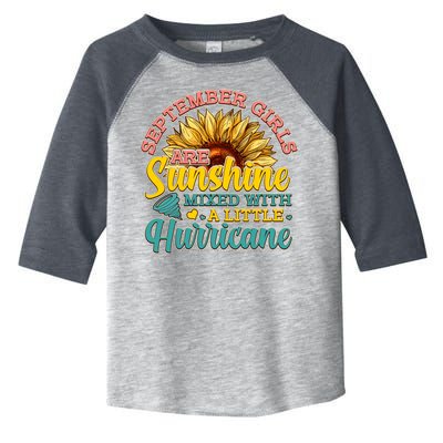 September Girls Sunshine And Hurricane Cute Toddler Fine Jersey T-Shirt