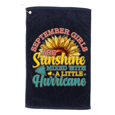 September Girls Sunshine And Hurricane Cute Platinum Collection Golf Towel