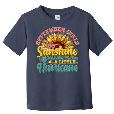 September Girls Sunshine And Hurricane Cute Toddler T-Shirt