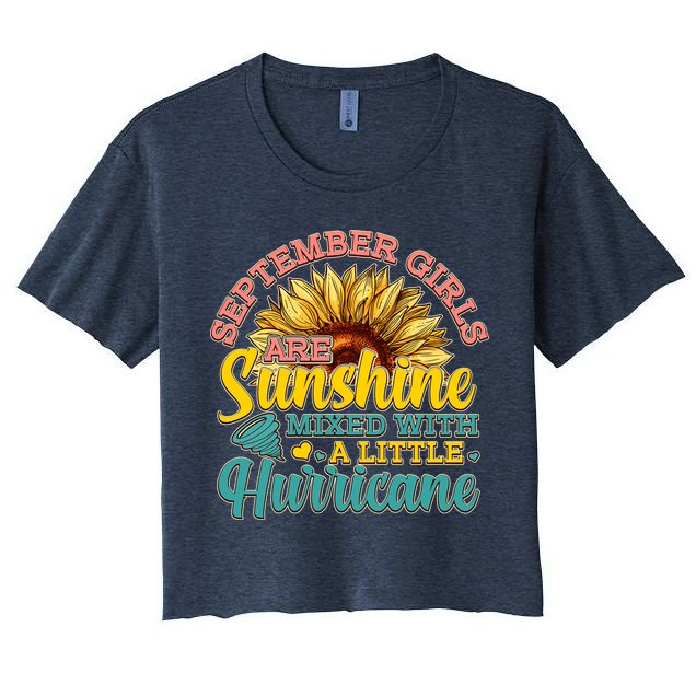 September Girls Sunshine And Hurricane Cute Crop Top