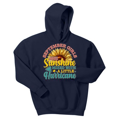 September Girls Sunshine And Hurricane Cute Kids Hoodie