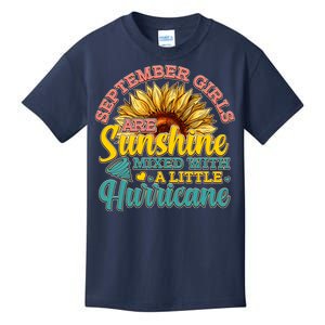 September Girls Sunshine And Hurricane Cute Kids T-Shirt