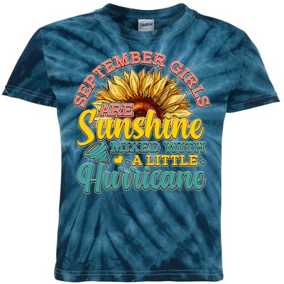 September Girls Sunshine And Hurricane Cute Kids Tie-Dye T-Shirt