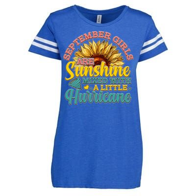 September Girls Sunshine And Hurricane Cute Enza Ladies Jersey Football T-Shirt