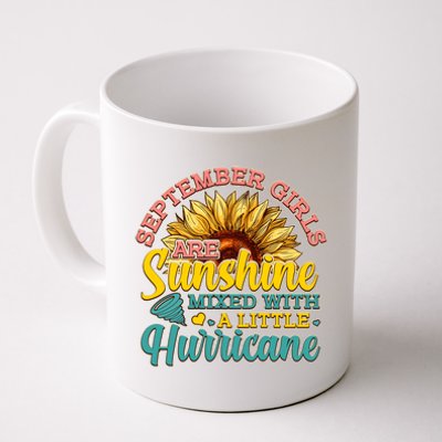 September Girls Sunshine And Hurricane Cute Coffee Mug