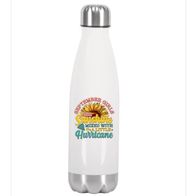 September Girls Sunshine And Hurricane Cute Stainless Steel Insulated Water Bottle