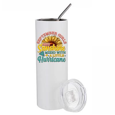 September Girls Sunshine And Hurricane Cute Stainless Steel Tumbler