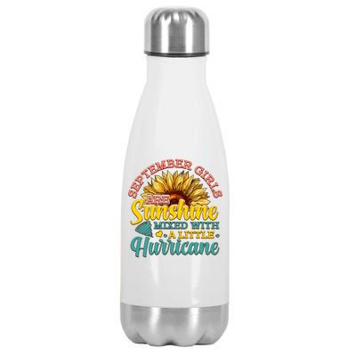 September Girls Sunshine And Hurricane Cute Stainless Steel Insulated Water Bottle