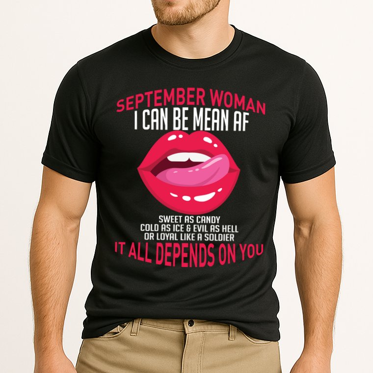 September Woman Depends on You Cooling Performance Crew T-Shirt