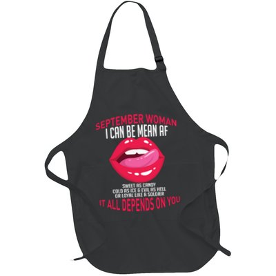 September Woman Depends on You Apron
