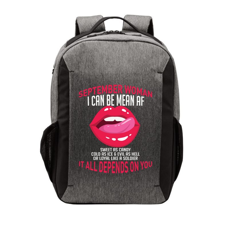 September Woman Depends on You Vector Backpack